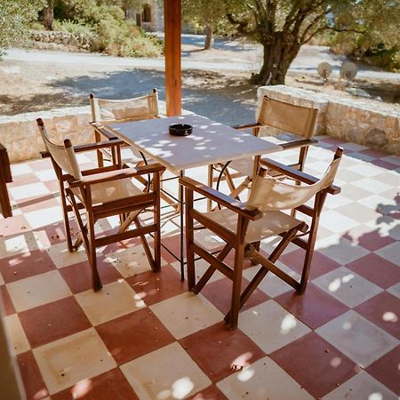 Seafront Traditional Stone House In Sunset Olive Grove - B Alyfanta Exterior foto